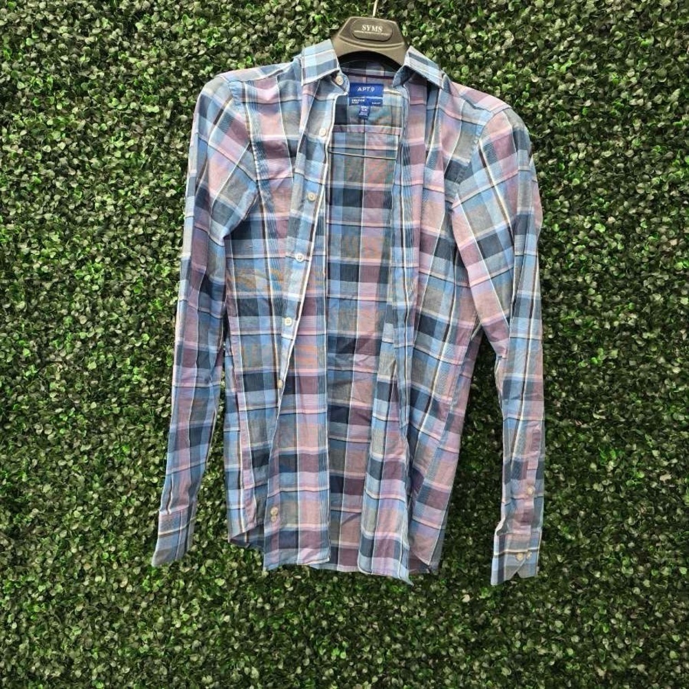 Apt. 9 Plaid Button-Up Shirt size Small